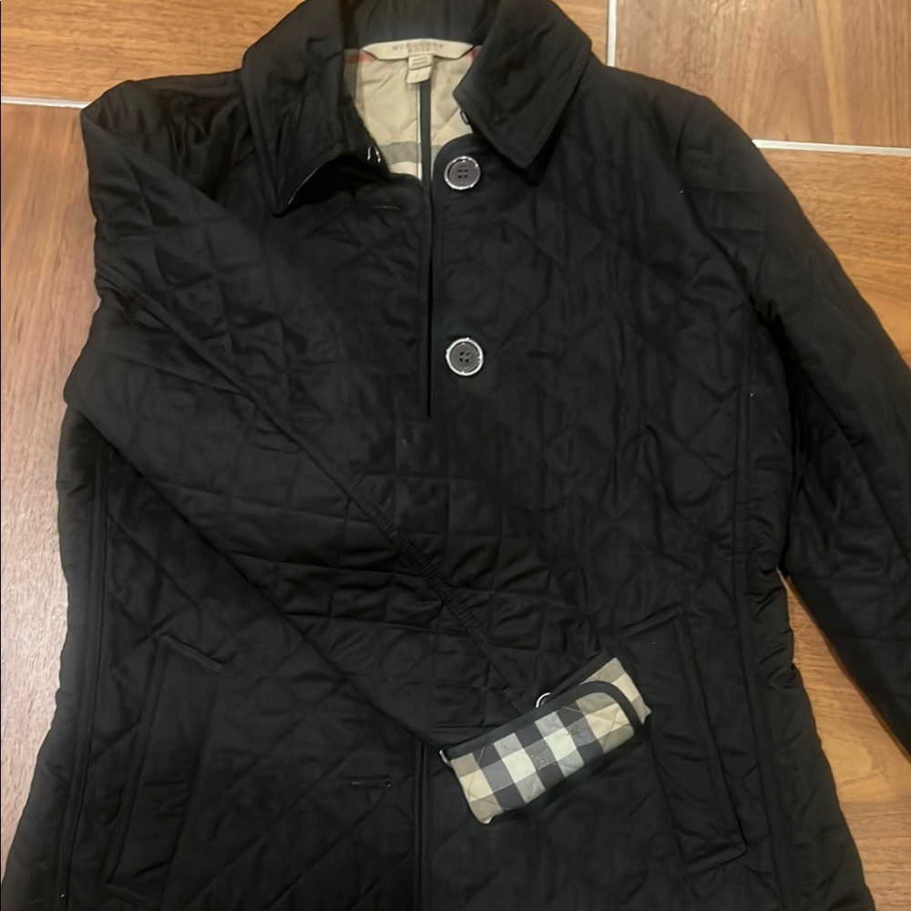 Burberry Black Quilted Jacket